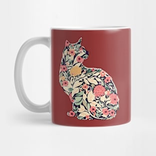 Cat floral Mug
